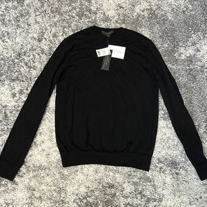 Bloomingdales the men’s store 100% cashmere sweater black small new with tags